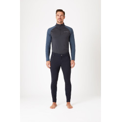 Herren-Vollbesatzreithose B Vertigo Ethan Dunkelmarineblau