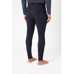 Herrenhose B Vertigo Ethan mit Kniebesatz Dunkelmarineblau