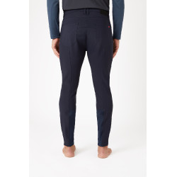 Herrenhose B Vertigo Ethan mit Kniebesatz Dunkelmarineblau