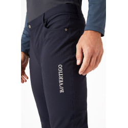 Herrenhose B Vertigo Ethan mit Kniebesatz Dunkelmarineblau