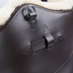 Atlanta Langgurt Horze Lammfell Dunkelbraun