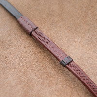 Gummizügel Fine Prise Horze mit Stoppern Dunkelbraun Gummizügel Fine Prise Horze mit Stoppern Dunkelbraun