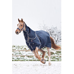 Außendecke Georgina B Vertigo mit abnehmbarem Halsteil 250 g Marineblau