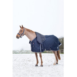 Außendecke Georgina B Vertigo mit abnehmbarem Halsteil 250 g Marineblau