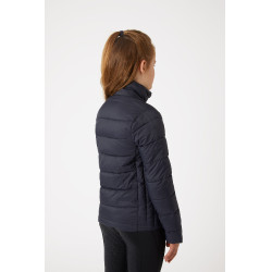 Leichte gesteppte Jacke Horze Alicia Kinder Marineblau