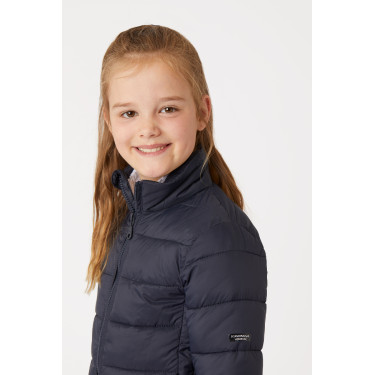 Leichte gesteppte Jacke Horze Alicia Kinder Marineblau Leichte gesteppte Jacke Horze Alicia Kinder Marineblau