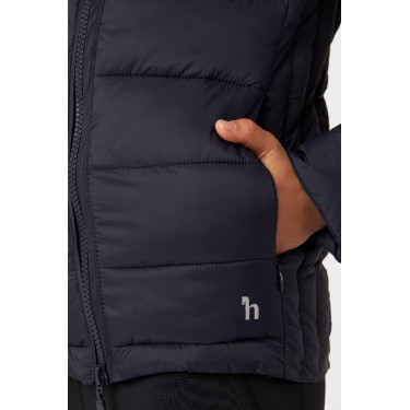 Leichte gesteppte Jacke Horze Alicia Kinder Marineblau Leichte gesteppte Jacke Horze Alicia Kinder Marineblau