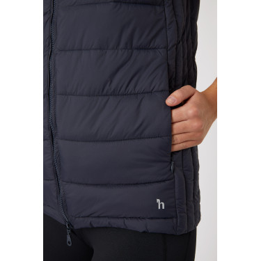 Ärmellose gesteppte Unisex-Weste Horze Avery Marineblau Ärmellose gesteppte Unisex-Weste Horze Avery Marineblau