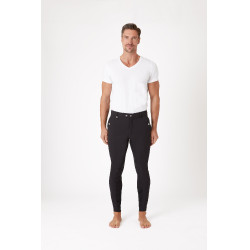 Herrenhose mit Silikonbesatz Horze Grand Prix Schwarz Herrenhose mit Silikonbesatz Horze Grand Prix Schwarz