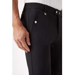 Herrenhose mit Silikonbesatz Horze Grand Prix Schwarz Herrenhose mit Silikonbesatz Horze Grand Prix Schwarz