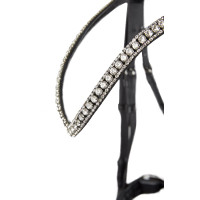 Anatomisches Trensenzaum Grayson Horze mit Strass Schwarz / schwarz