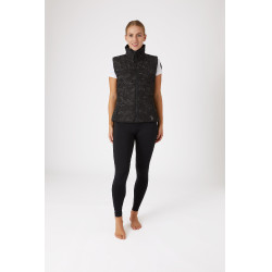 Reflektierende Weste Camo Luminox für Damen Horze Schwarz / Silber