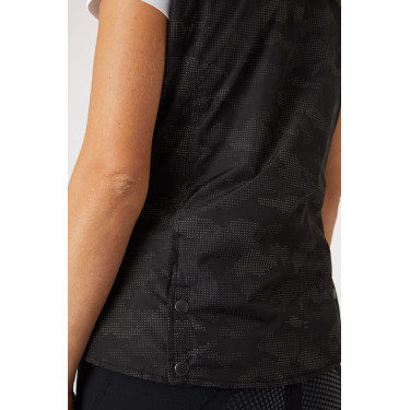 Reflektierende Weste Camo Luminox für Damen Horze Schwarz / Silber Reflektierende Weste Camo Luminox für Damen Horze Schwarz / Silber