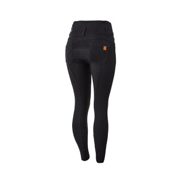 Reithose Damen High Waist Tara Vollbesatz Silikon Horze Schwarz Reithose Damen High Waist Tara Vollbesatz Silikon Horze Schwarz