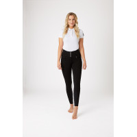 Reithose Damen High Waist Tara Vollbesatz Silikon Horze Schwarz Reithose Damen High Waist Tara Vollbesatz Silikon Horze Schwarz