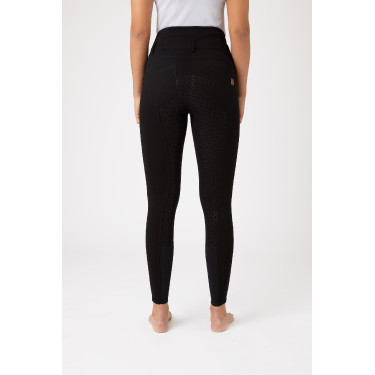 Reithose Damen High Waist Tara Vollbesatz Silikon Horze Schwarz Reithose Damen High Waist Tara Vollbesatz Silikon Horze Schwarz