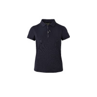 Wettkampf-Poloshirt mit kurzen Ärmeln und Claudine-Kragen für Damen B Vertigo Dunkelmarineblau Wettkampf-Poloshirt mit kurzen Ärmeln und Claudine-Kragen für Damen B Vertigo Dunkelmarineblau