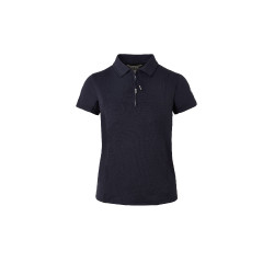 Wettkampf-Poloshirt mit kurzen Ärmeln und Claudine-Kragen für Damen B Vertigo Dunkelmarineblau Wettkampf-Poloshirt mit kurzen Ärmeln und Claudine-Kragen für Damen B Vertigo Dunkelmarineblau