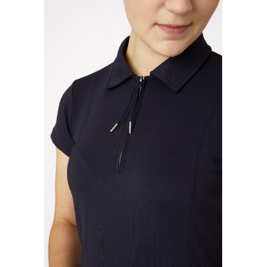 Wettkampf-Poloshirt mit kurzen Ärmeln und Claudine-Kragen für Damen B Vertigo Wettkampf-Poloshirt mit kurzen Ärmeln und Claudine-Kragen für Damen B Vertigo