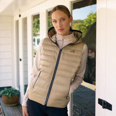 Ärmellose Daunenweste Euro-star Gabriela Sepia Braun