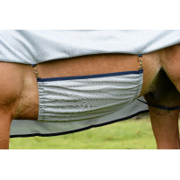 Fliegendecke Bucas Buzz-Off Full Neck Blau Fliegendecke Bucas Buzz-Off Full Neck Blau