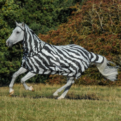 Fliegendecke Bucas Buzz-Off Zebra Full Neck Fliegendecke Bucas Buzz-Off Zebra Full Neck