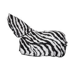 Couverture anti-mouches Bucas Buzz-Off Zebra avec couvre-cou