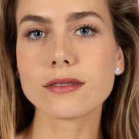 Ohrring Logo HV Polo Lotta Silber