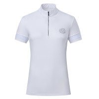 Polo aus Tech-Material Imperial Riding Gina Weiß