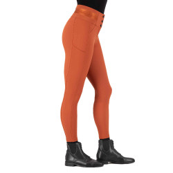 Reithose Euro-Star Athletic Luxe FullGrip Dunkles Zinnoberrot Orange Reithose Euro-Star Athletic Luxe FullGrip Dunkles Zinnoberrot Orange