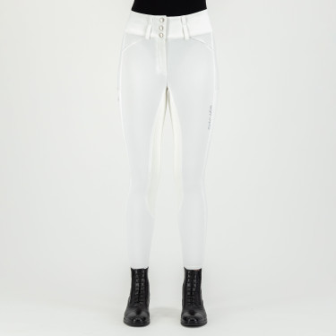 Reithose Euro-Star Aurelia Competition Grip Connect Full Weiß Wei&szlig;