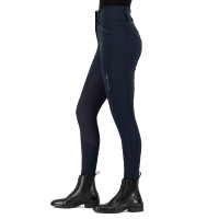 Reithose Euro-Star Aurelia Grip Connect Full Nacht Marineblau