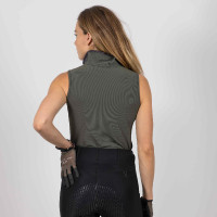 Ärmelloses Tech-Poloshirt HV Polo 4-Ever Prärie Gr&uuml;n