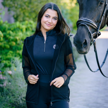 Insektenabwehrjacke Imperial Riding Fly away Schwarz