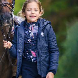 Tech-Jacke Imperial Riding Jessy Kids Marine Marineblau