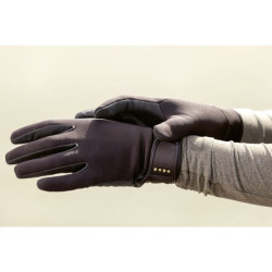 Handschuhe Basil Softshell HKM Dunkelbraun