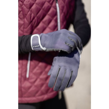 Handschuhe Basil Softshell HKM Dunkelgrau