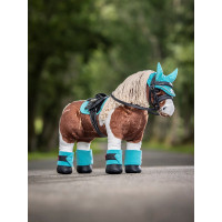 Satteldecke für Spielzeug-Mini-Pony LeMieux Azur Blau