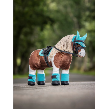Satteldecke für Spielzeug-Mini-Pony LeMieux Azur Blau