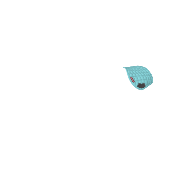 Satteldecke für Spielzeug-Mini-Pony LeMieux Azur Blau