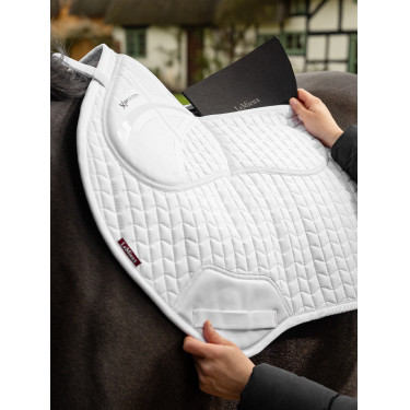 LeMieux Close Contact ProSorb Sattelkissen mit 2 Taschen Weiß Wei&szlig;