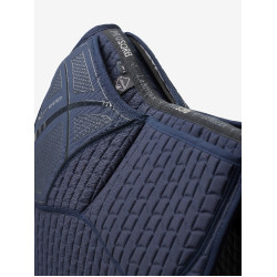 LeMieux Stoßdämpfende Schabracke Dressur Square ProSorb 2 Taschen Marine Marineblau