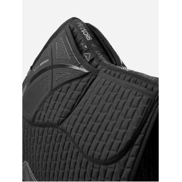 LeMieux stoßdämpfende Schabracke ProSorb Mixte Square mit 2 Taschen Schwarz