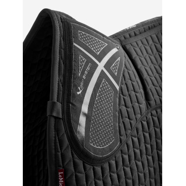 LeMieux stoßdämpfende Schabracke ProSorb Mixte Square mit 2 Taschen Schwarz