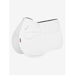 LeMieux stoßdämpfende Schabracke ProSorb Mixte Square mit 2 Taschen Weiß Weiß