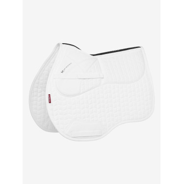 LeMieux stoßdämpfende Schabracke ProSorb Mixte Square mit 2 Taschen Weiß Weiß