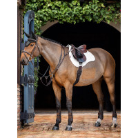 LeMieux stoßdämpfende Schabracke ProSorb Mixte Square mit 2 Taschen Schwarz