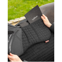 LeMieux Quilted ProSorb 3 Taschen Sattelkissen mit Keilen Schwarz