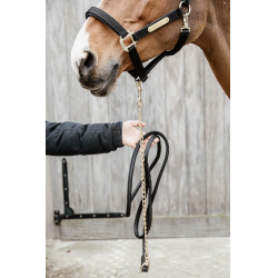 Longe Präsentation aus Leder Kentucky Schwarz Longe Präsentation aus Leder Kentucky Schwarz