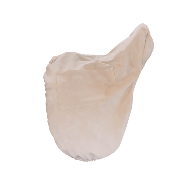 Housse de Selle avec plaque en or Kentucky Beige